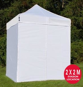 Location stand pliable - stand parapluie 2 X 2 metres